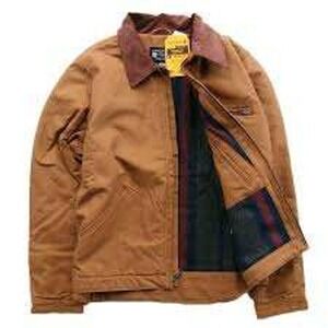 Carhartt Iconic J01 Duck Detroit Jacket Carhartt Brown Large New With Tags